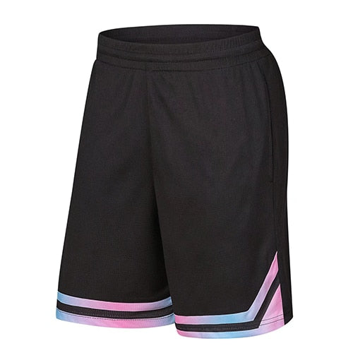 Men Basketball Shorts Training Shorts Breathable Quick-dry Black Shorts